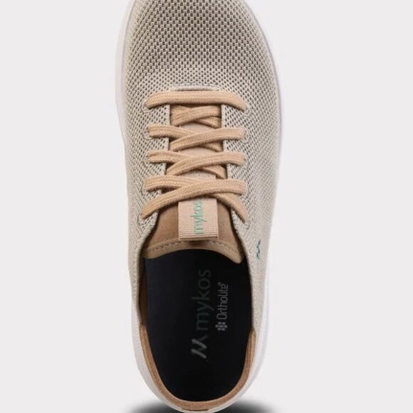 MYKOS MEN'S "WILSON" BEIGE SOFT FOLD DOWN HEEL SNEAKER MM2503 - Picture 4 of 5